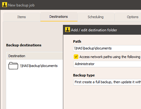 Iperius Backup Free - Backup software freeware